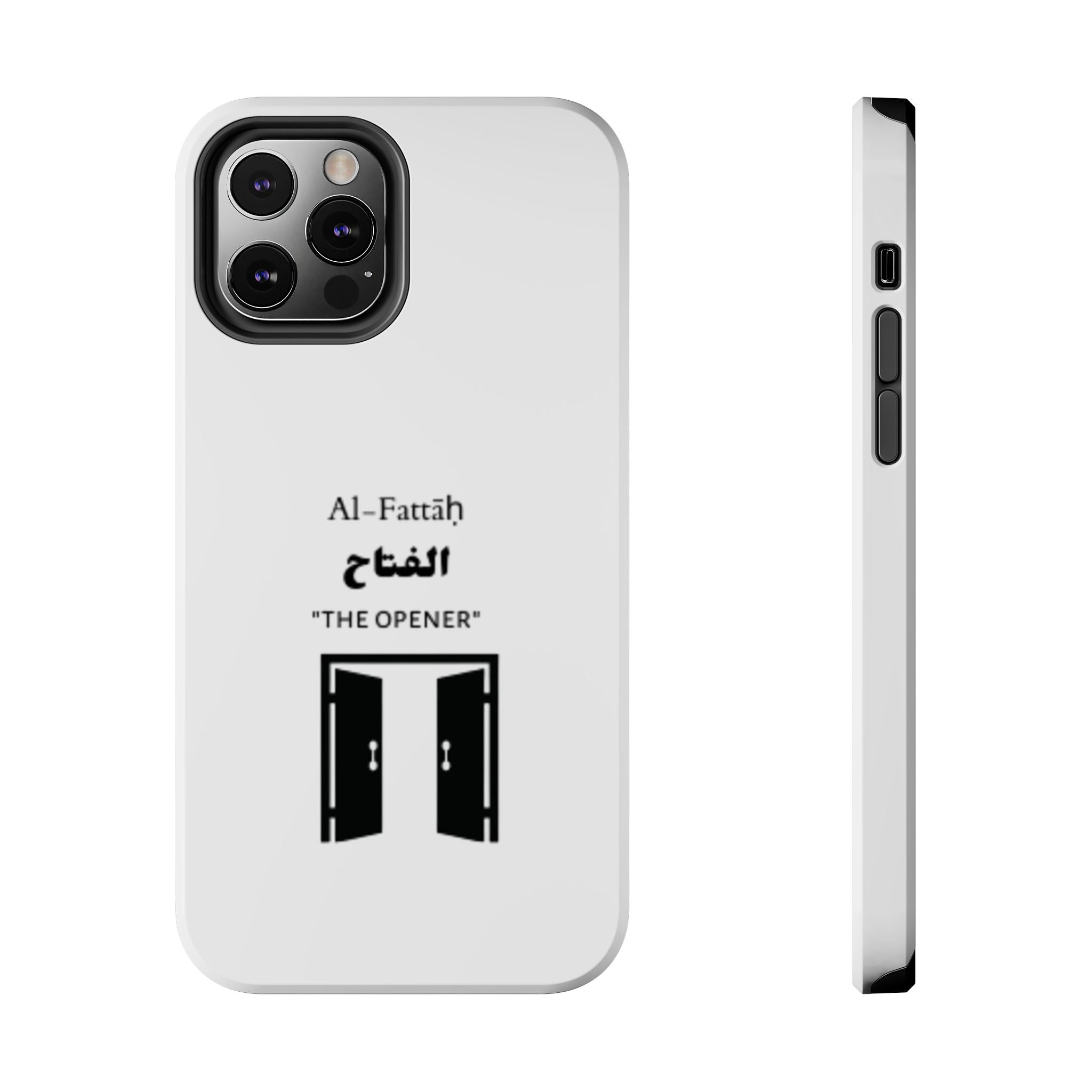 Al-Fattāḥ 'The Opener' Tough Phone Case — Islamic Name Phone Cover with Door Icon