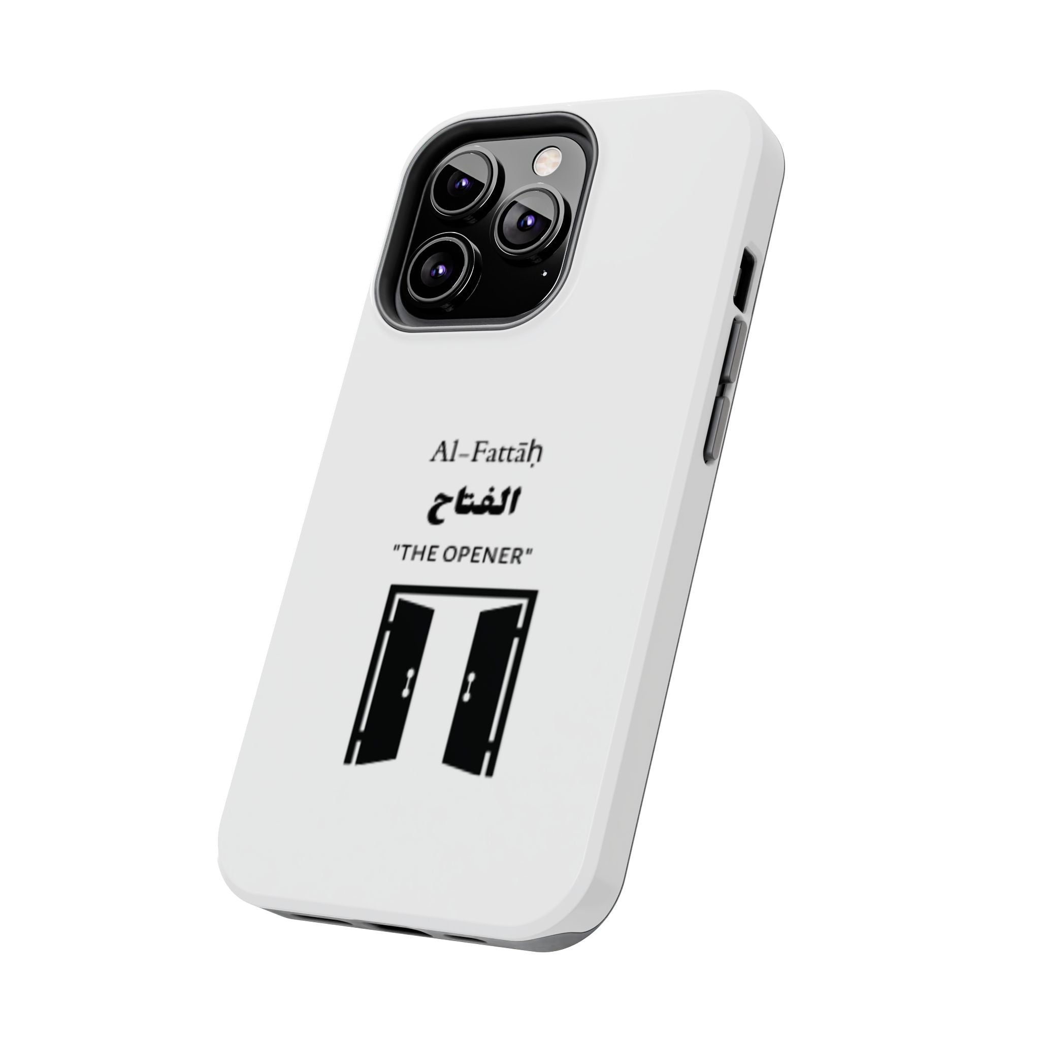 Al-Fattāḥ 'The Opener' Tough Phone Case — Islamic Name Phone Cover with Door Icon