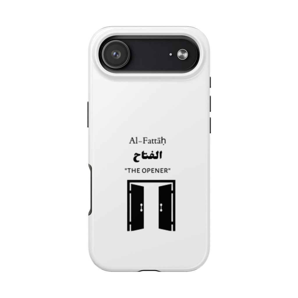 Al-Fattāḥ 'The Opener' Tough Phone Case — Islamic Name Phone Cover with Door Icon