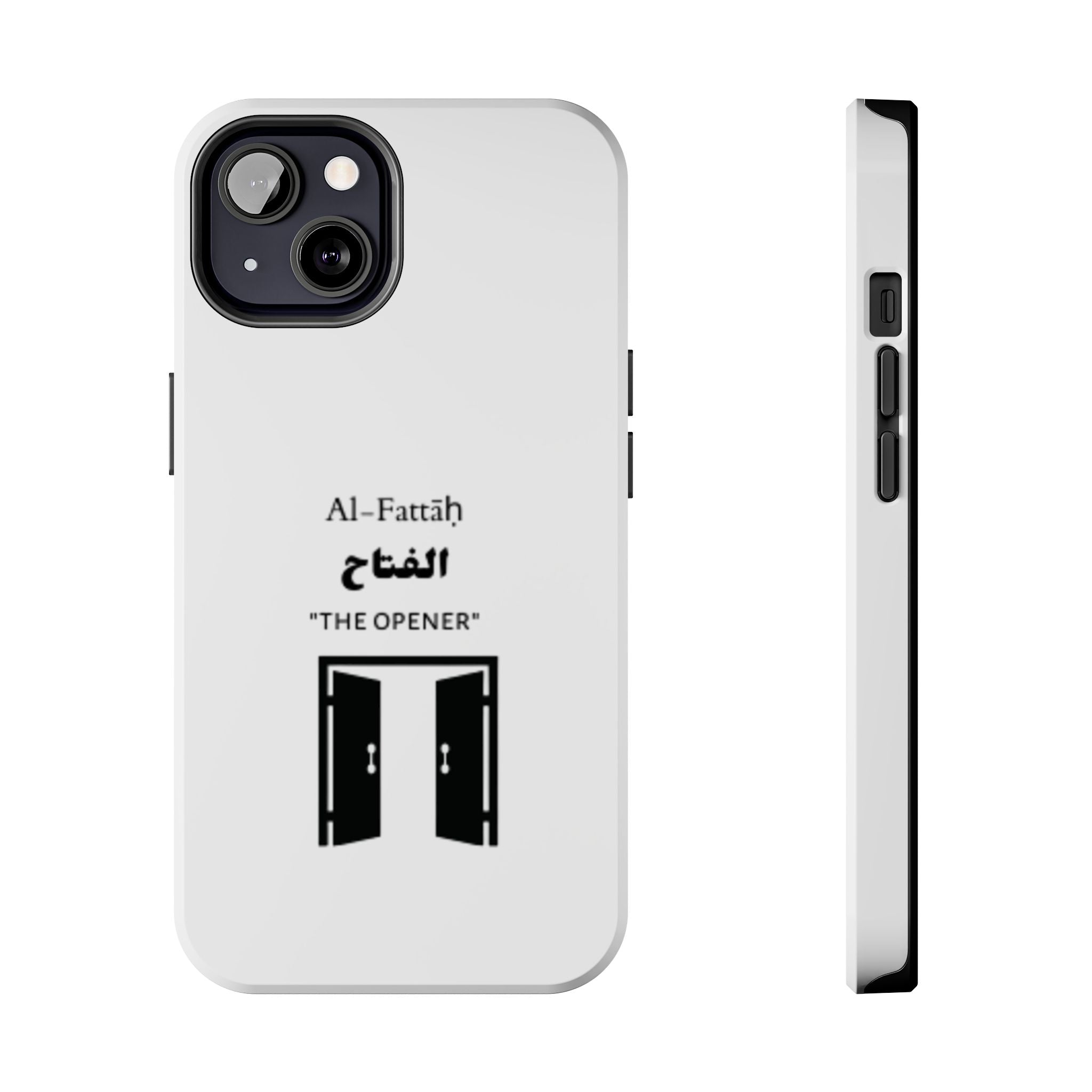 Al-Fattāḥ 'The Opener' Tough Phone Case — Islamic Name Phone Cover with Door Icon