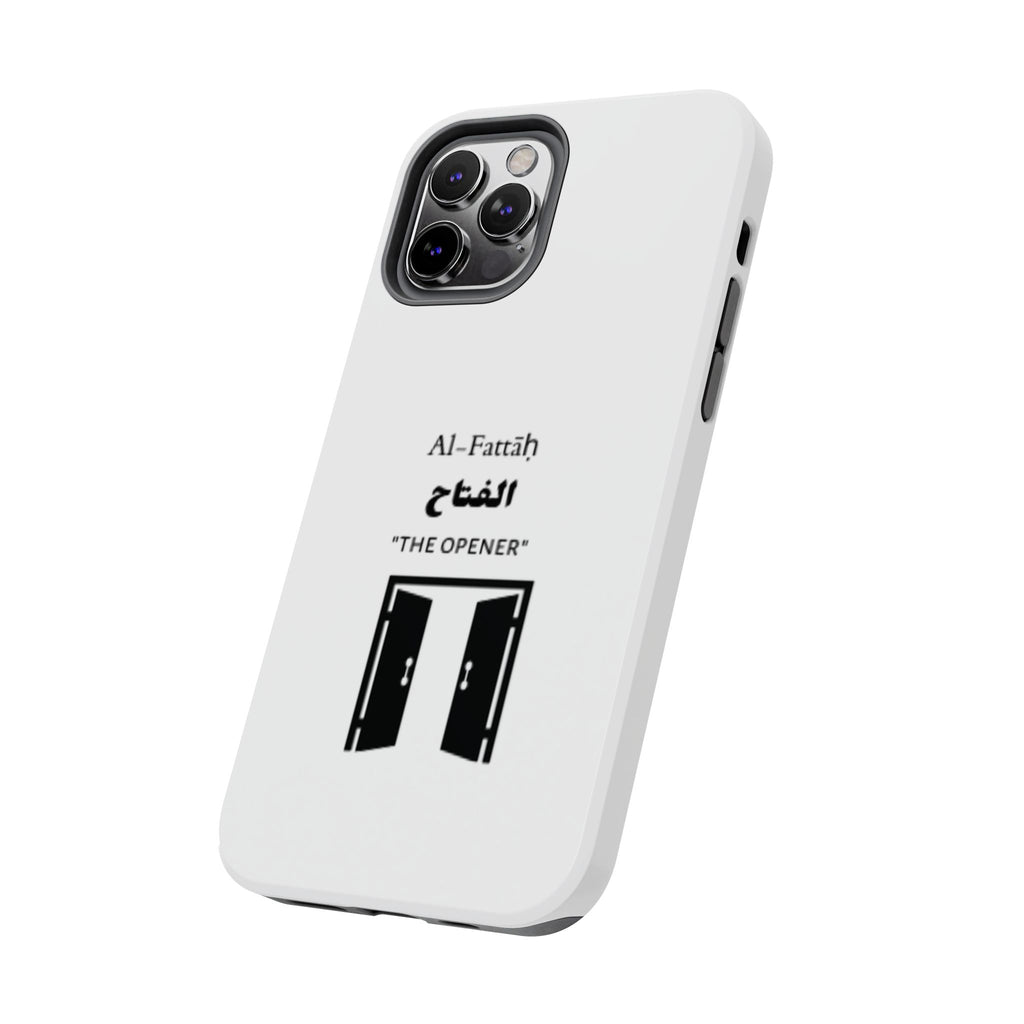 Al-Fattāḥ 'The Opener' Tough Phone Case — Islamic Name Phone Cover with Door Icon