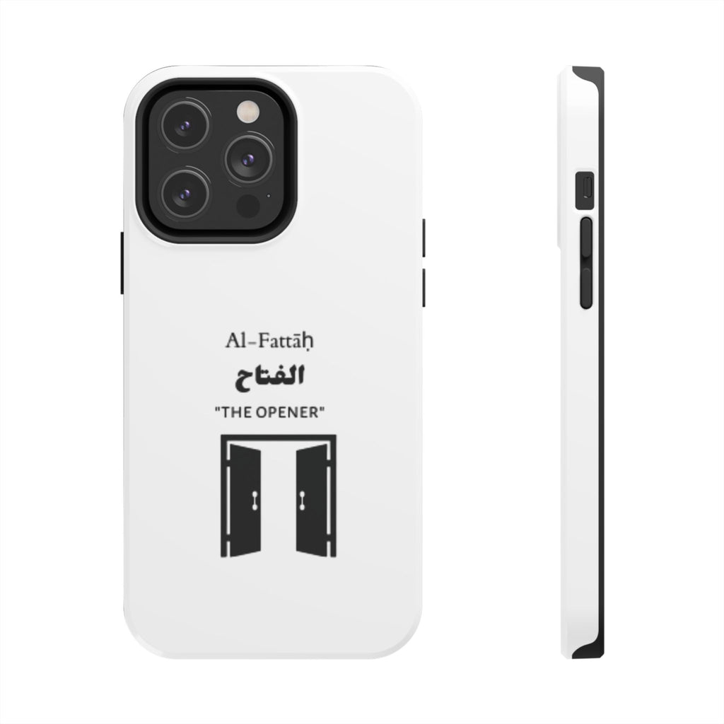 Al-Fattāḥ 'The Opener' Tough Phone Case — Islamic Name Phone Cover with Door Icon