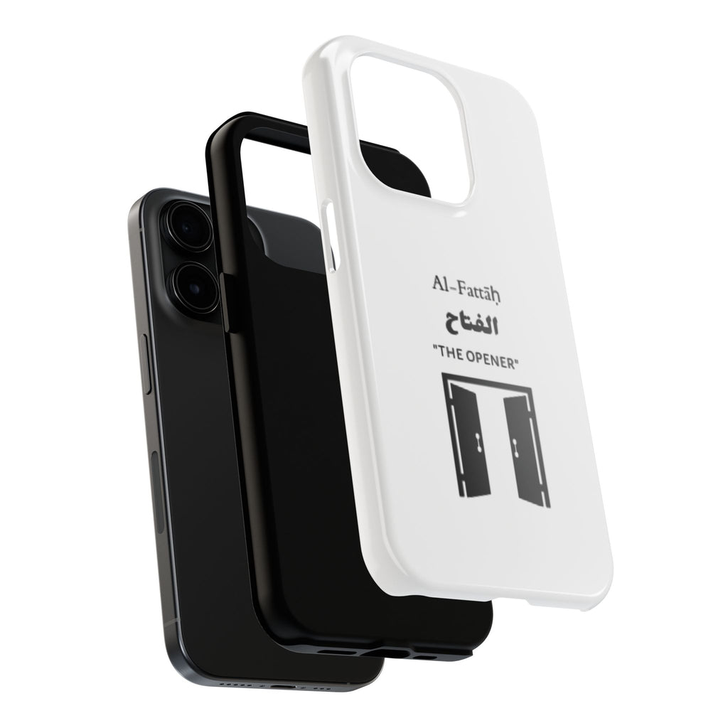 Al-Fattāḥ 'The Opener' Tough Phone Case — Islamic Name Phone Cover with Door Icon