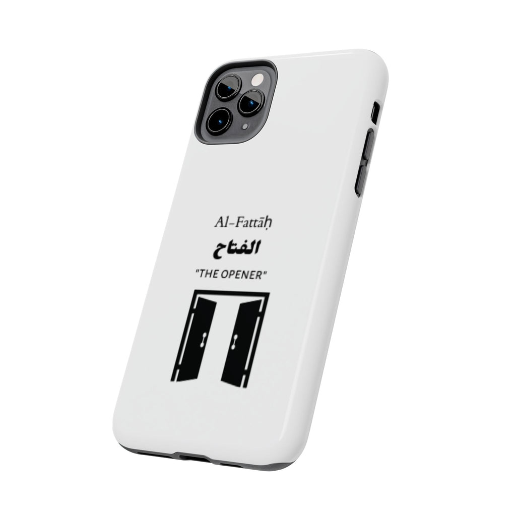 Al-Fattāḥ 'The Opener' Tough Phone Case — Islamic Name Phone Cover with Door Icon