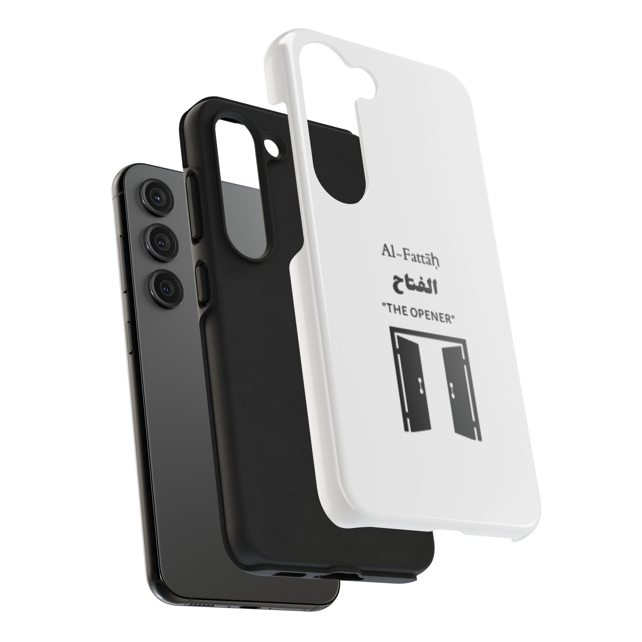 Al-Fattāḥ 'The Opener' Tough Phone Case — Islamic Name Phone Cover with Door Icon
