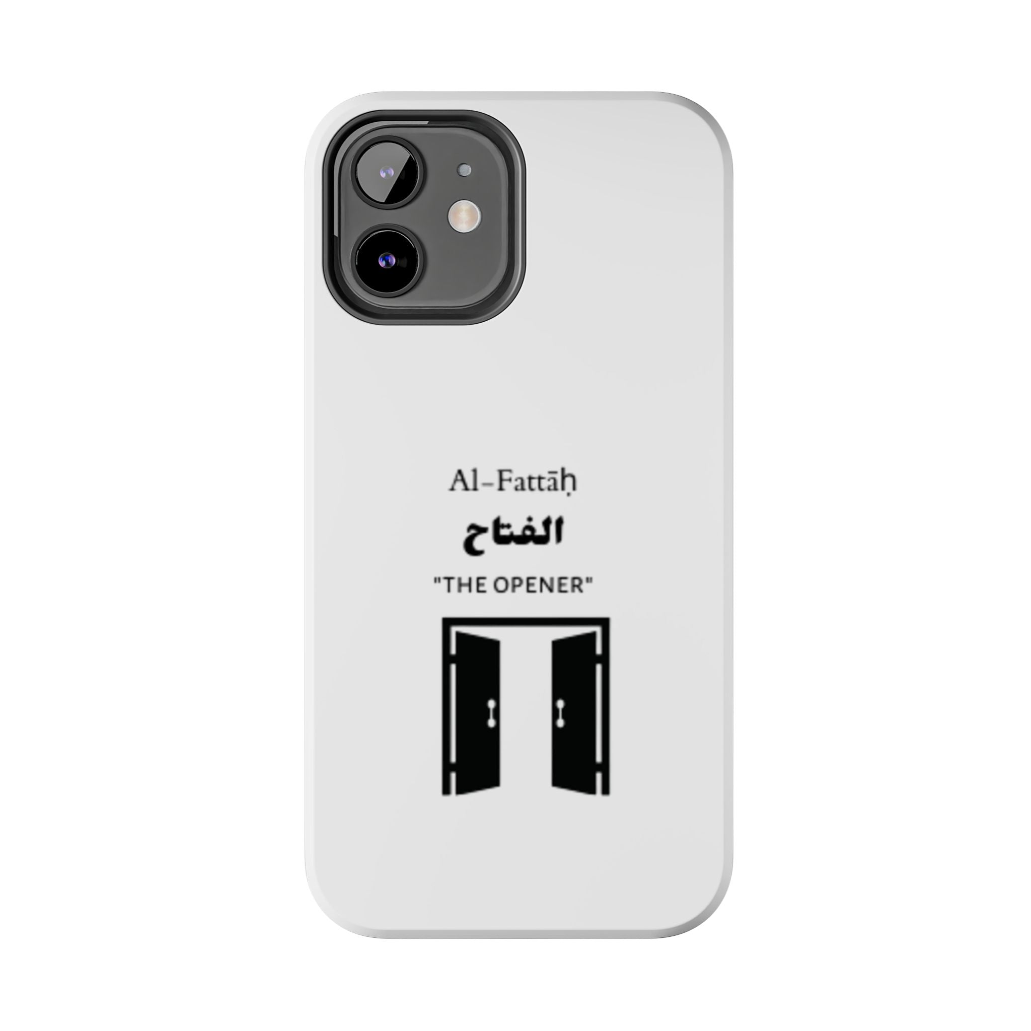 Al-Fattāḥ 'The Opener' Tough Phone Case — Islamic Name Phone Cover with Door Icon