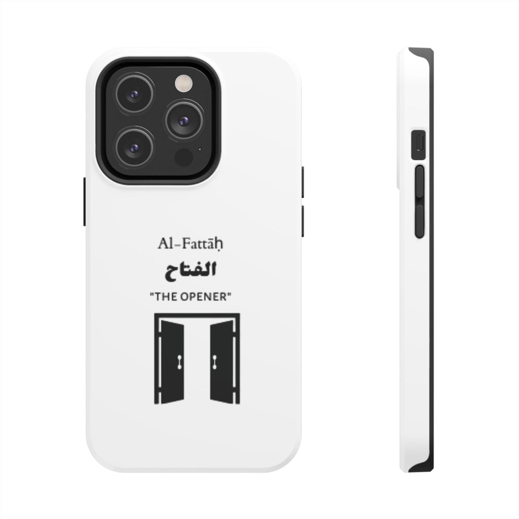 Al-Fattāḥ 'The Opener' Tough Phone Case — Islamic Name Phone Cover with Door Icon