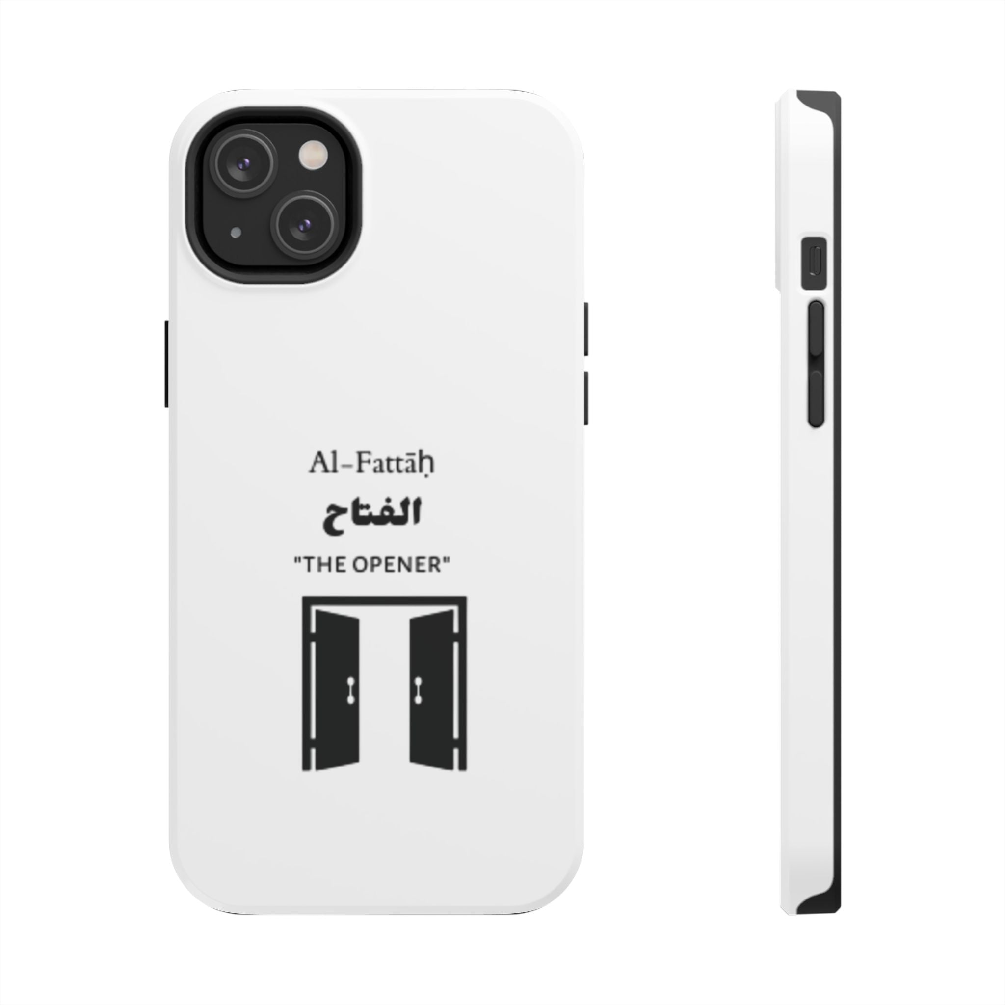 Al-Fattāḥ 'The Opener' Tough Phone Case — Islamic Name Phone Cover with Door Icon
