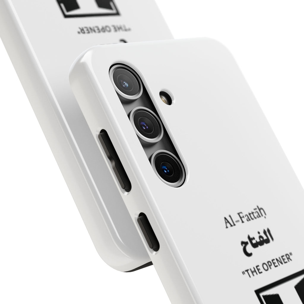Al-Fattāḥ 'The Opener' Tough Phone Case — Islamic Name Phone Cover with Door Icon