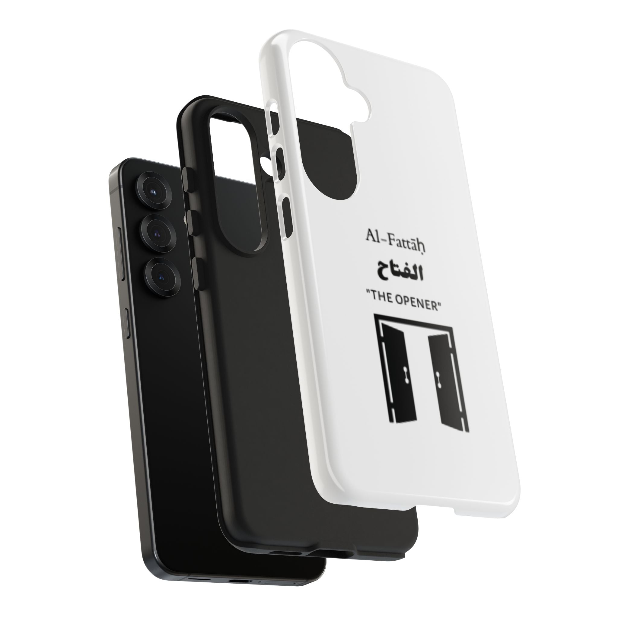 Al-Fattāḥ 'The Opener' Tough Phone Case — Islamic Name Phone Cover with Door Icon