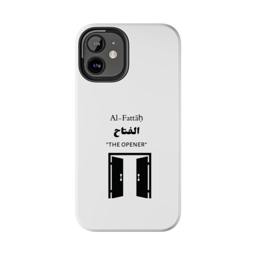 Al-Fattāḥ 'The Opener' Tough Phone Case — Islamic Name Phone Cover with Door Icon