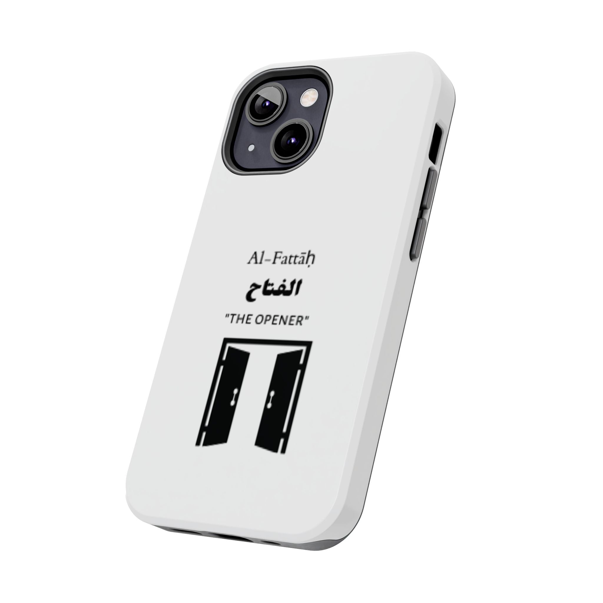 Al-Fattāḥ 'The Opener' Tough Phone Case — Islamic Name Phone Cover with Door Icon
