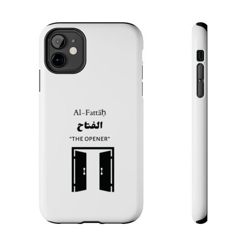Al-Fattāḥ 'The Opener' Tough Phone Case — Islamic Name Phone Cover with Door Icon