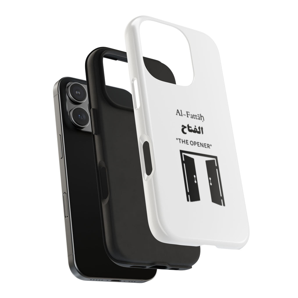 Al-Fattāḥ 'The Opener' Tough Phone Case — Islamic Name Phone Cover with Door Icon