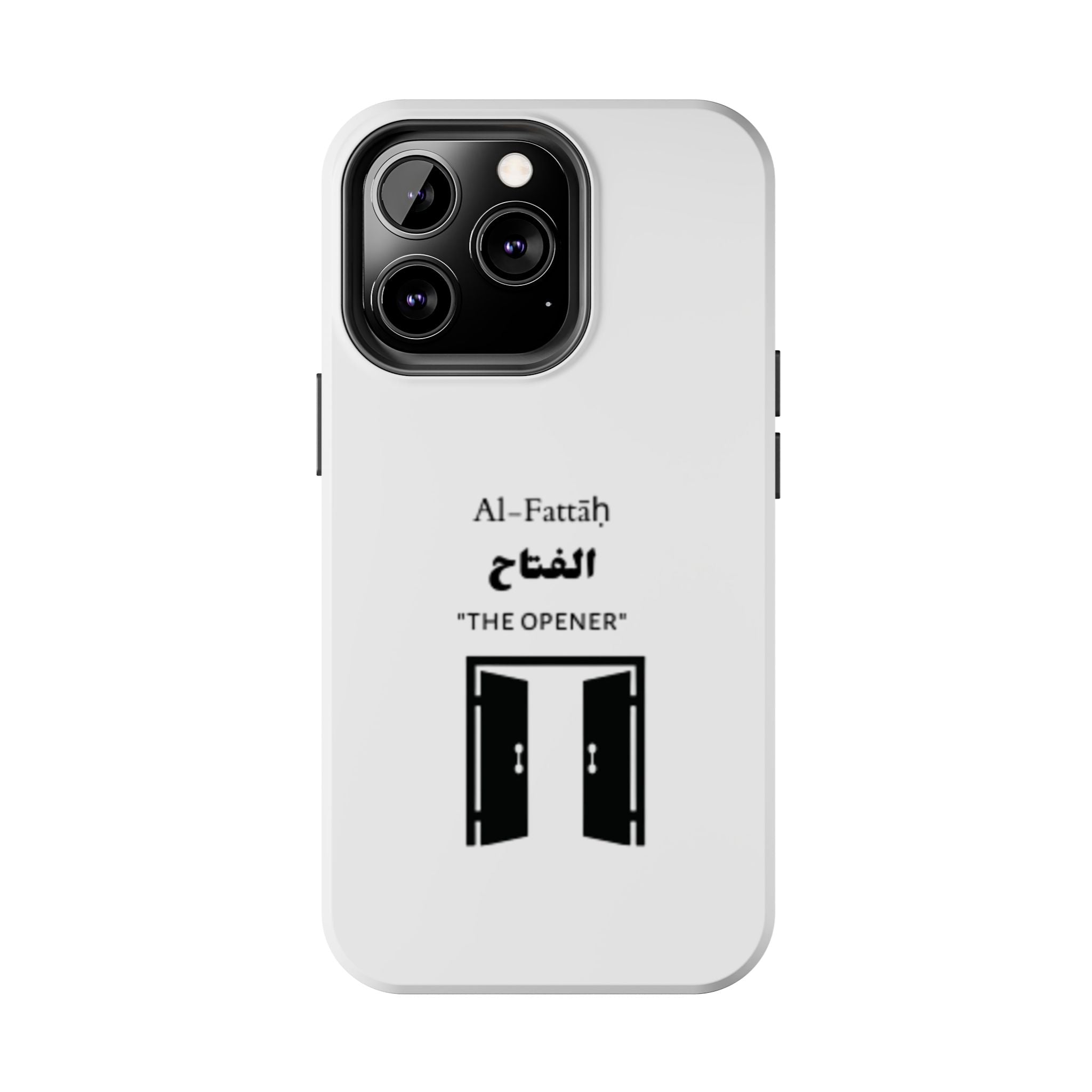 Al-Fattāḥ 'The Opener' Tough Phone Case — Islamic Name Phone Cover with Door Icon