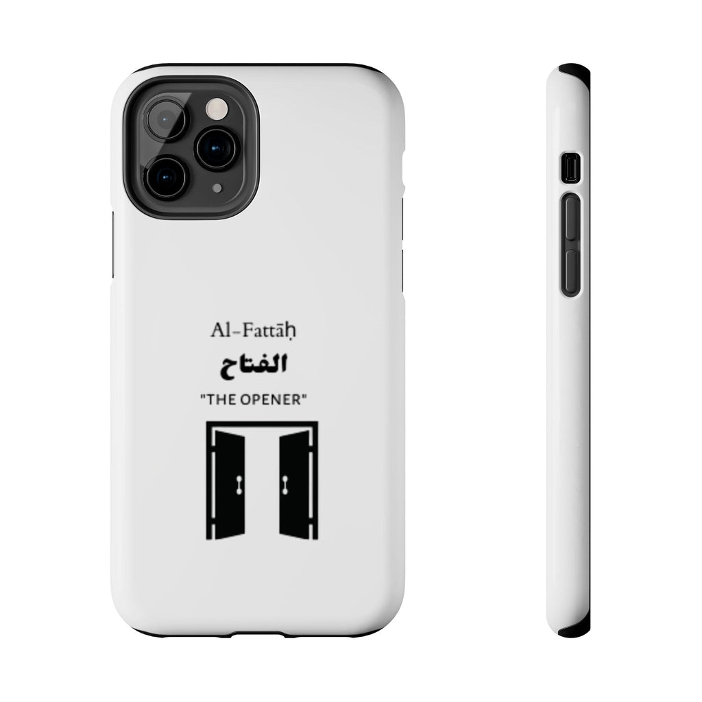 Al-Fattāḥ 'The Opener' Tough Phone Case — Islamic Name Phone Cover with Door Icon