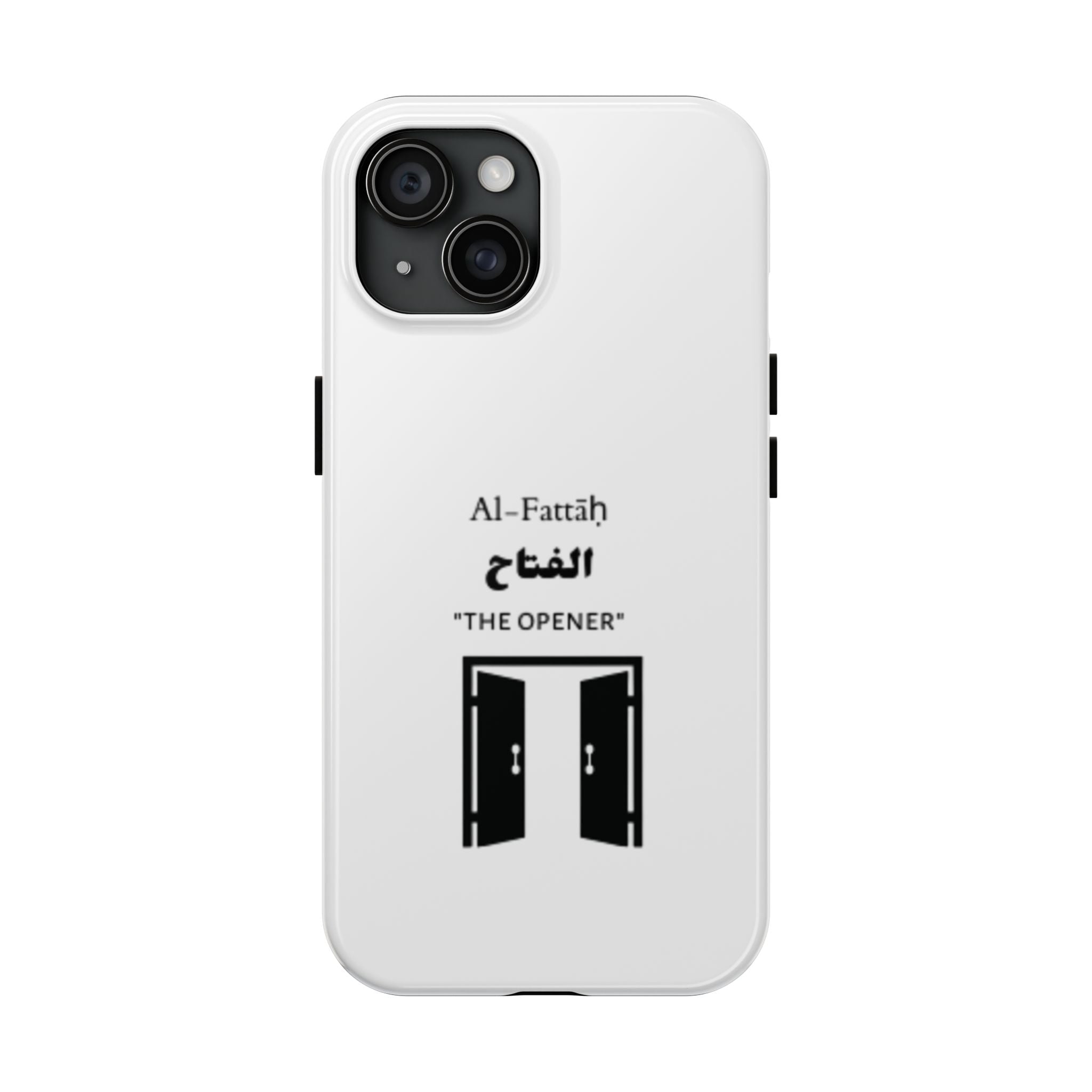 Al-Fattāḥ 'The Opener' Tough Phone Case — Islamic Name Phone Cover with Door Icon