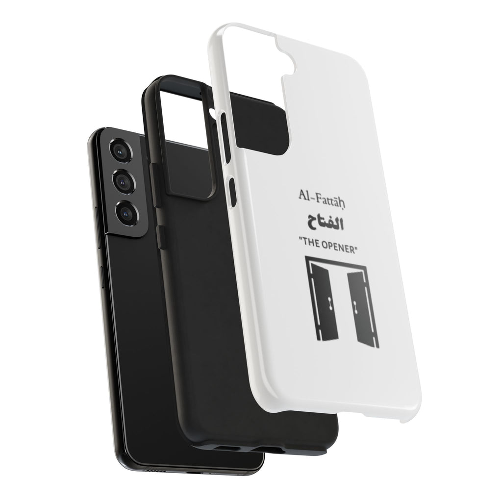 Al-Fattāḥ 'The Opener' Tough Phone Case — Islamic Name Phone Cover with Door Icon