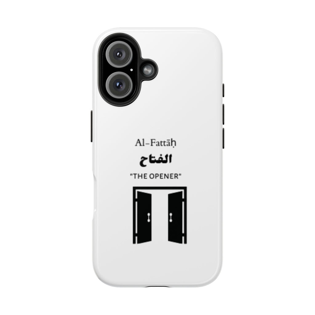 Al-Fattāḥ 'The Opener' Tough Phone Case — Islamic Name Phone Cover with Door Icon