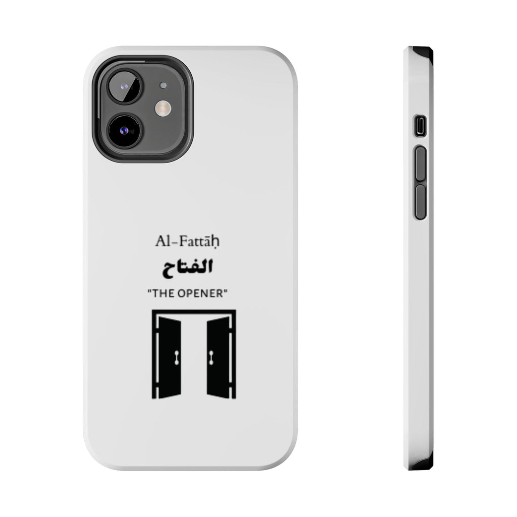 Al-Fattāḥ 'The Opener' Tough Phone Case — Islamic Name Phone Cover with Door Icon