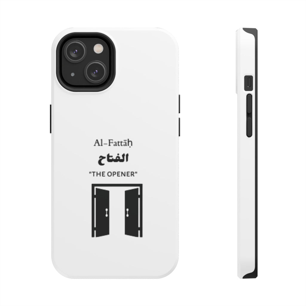Al-Fattāḥ 'The Opener' Tough Phone Case — Islamic Name Phone Cover with Door Icon