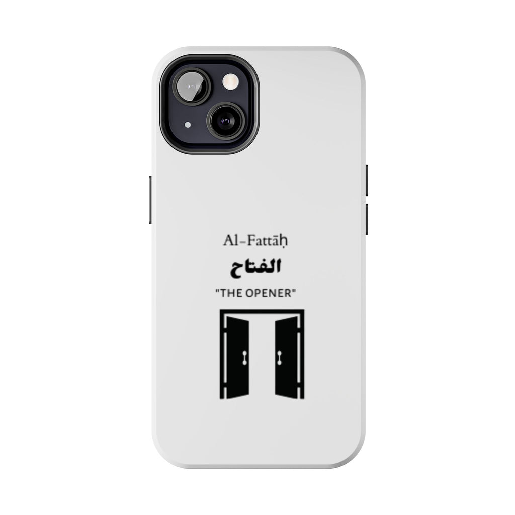 Al-Fattāḥ 'The Opener' Tough Phone Case — Islamic Name Phone Cover with Door Icon