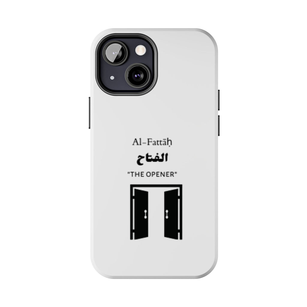 Al-Fattāḥ 'The Opener' Tough Phone Case — Islamic Name Phone Cover with Door Icon