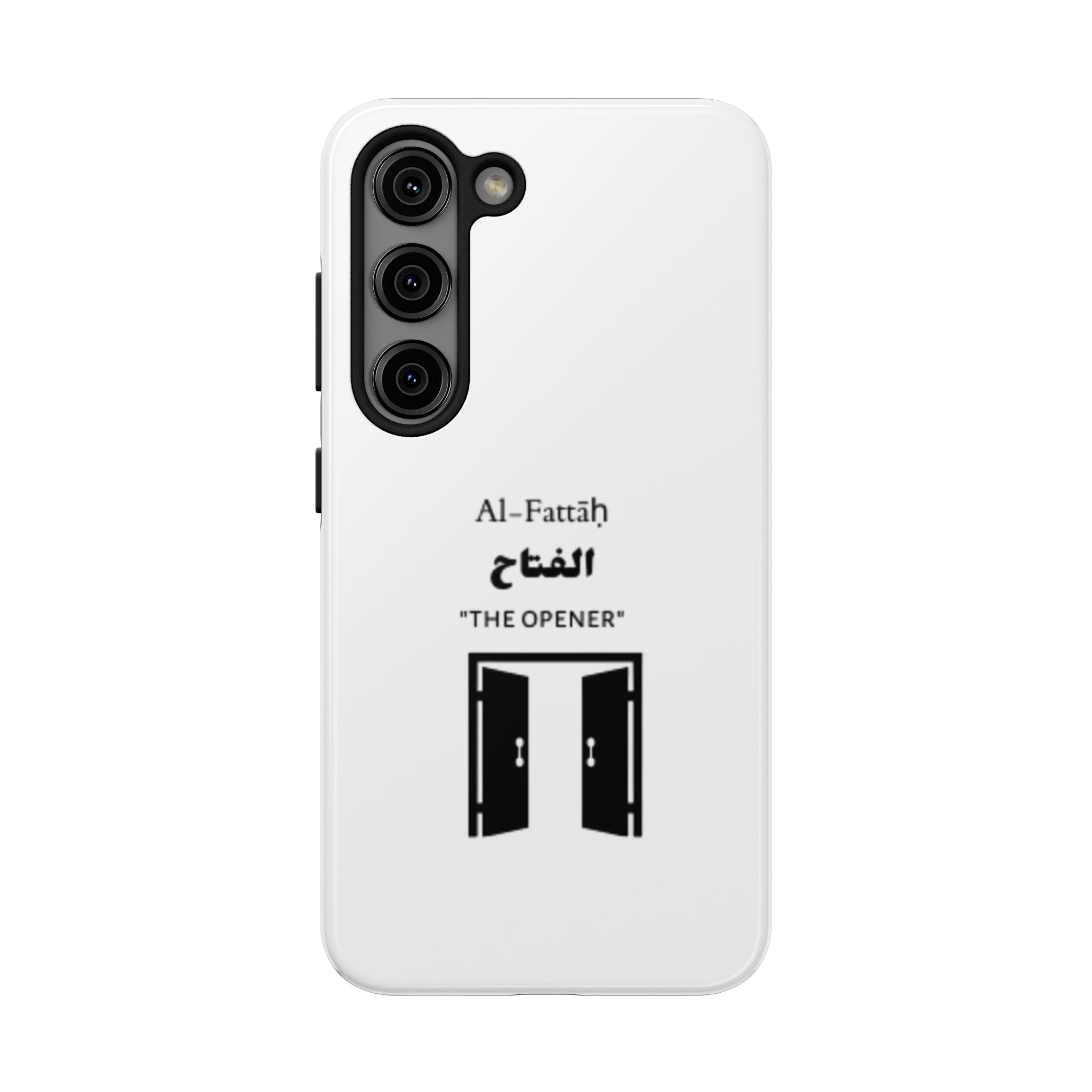 Al-Fattāḥ 'The Opener' Tough Phone Case — Islamic Name Phone Cover with Door Icon