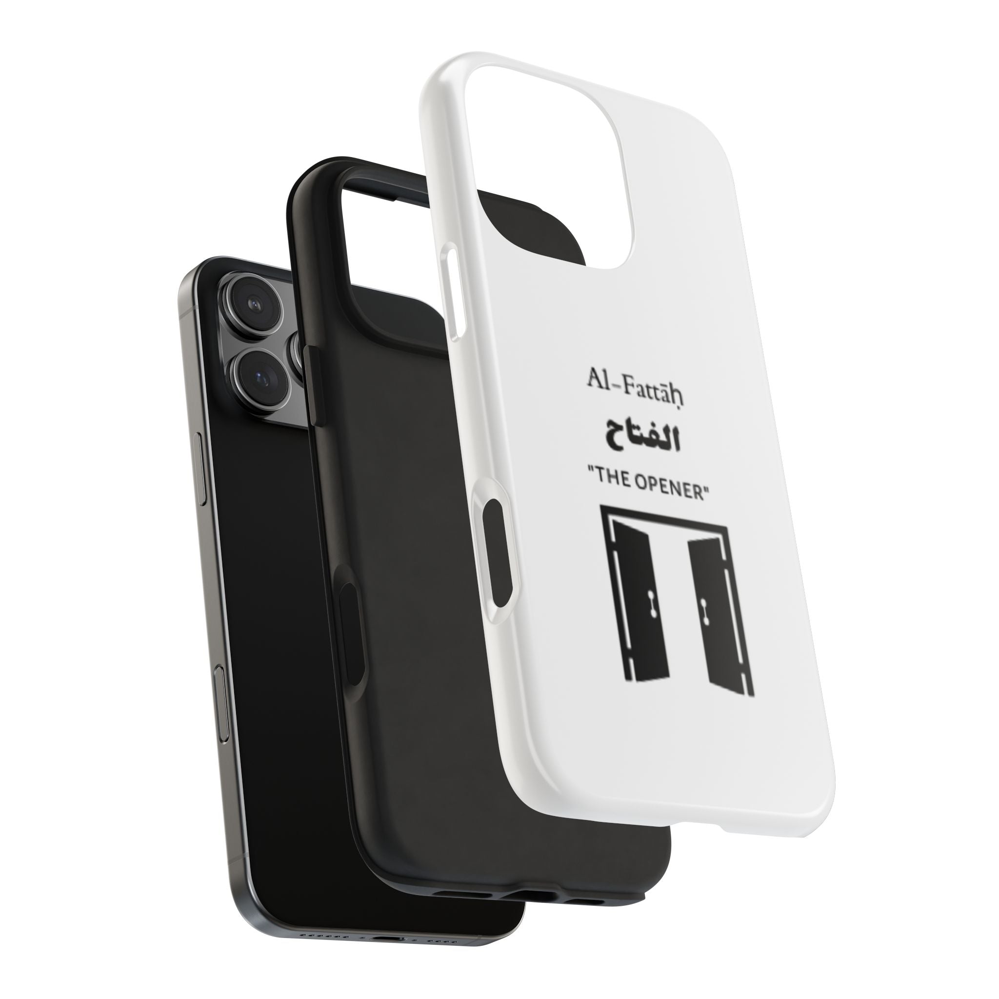 Al-Fattāḥ 'The Opener' Tough Phone Case — Islamic Name Phone Cover with Door Icon