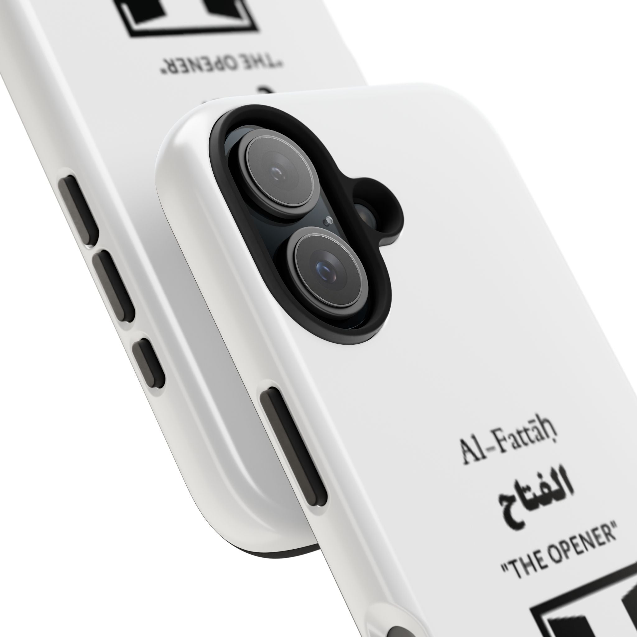 Al-Fattāḥ 'The Opener' Tough Phone Case — Islamic Name Phone Cover with Door Icon