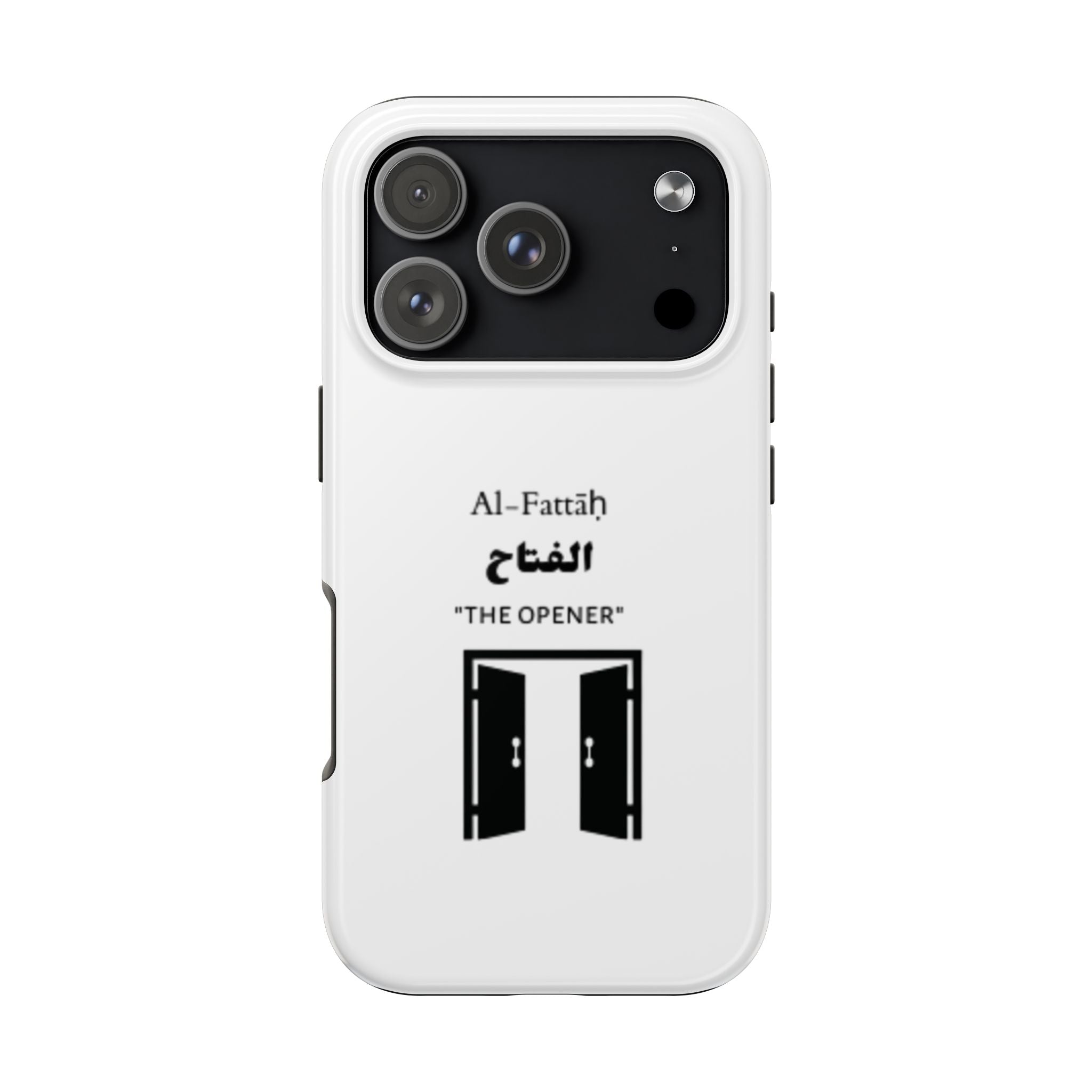 Al-Fattāḥ 'The Opener' Tough Phone Case — Islamic Name Phone Cover with Door Icon