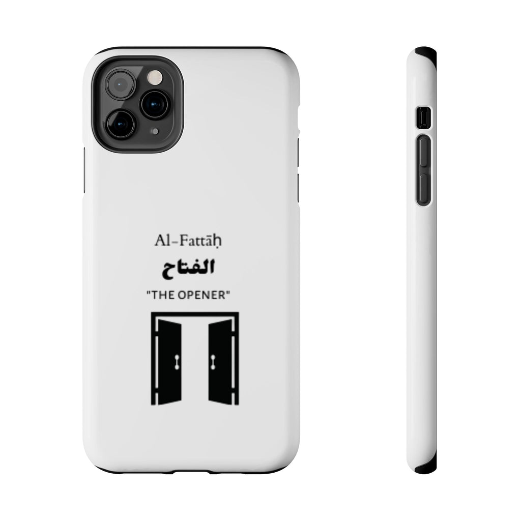 Al-Fattāḥ 'The Opener' Tough Phone Case — Islamic Name Phone Cover with Door Icon