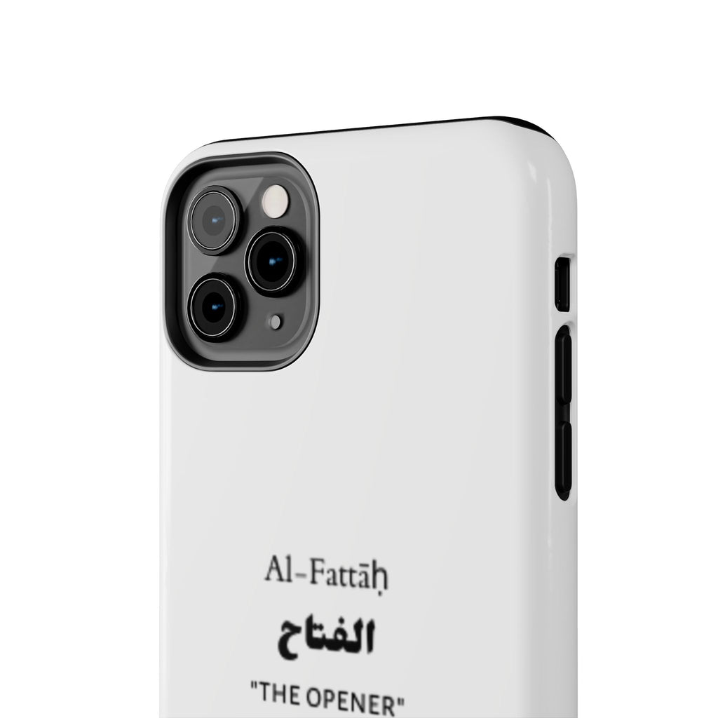 Al-Fattāḥ 'The Opener' Tough Phone Case — Islamic Name Phone Cover with Door Icon
