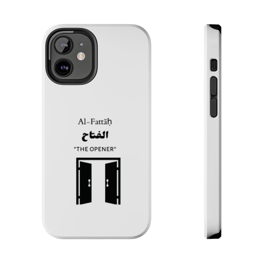 Al-Fattāḥ 'The Opener' Tough Phone Case — Islamic Name Phone Cover with Door Icon