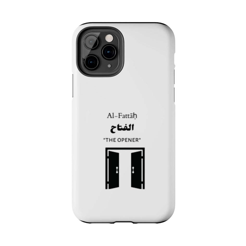 Al-Fattāḥ 'The Opener' Tough Phone Case — Islamic Name Phone Cover with Door Icon