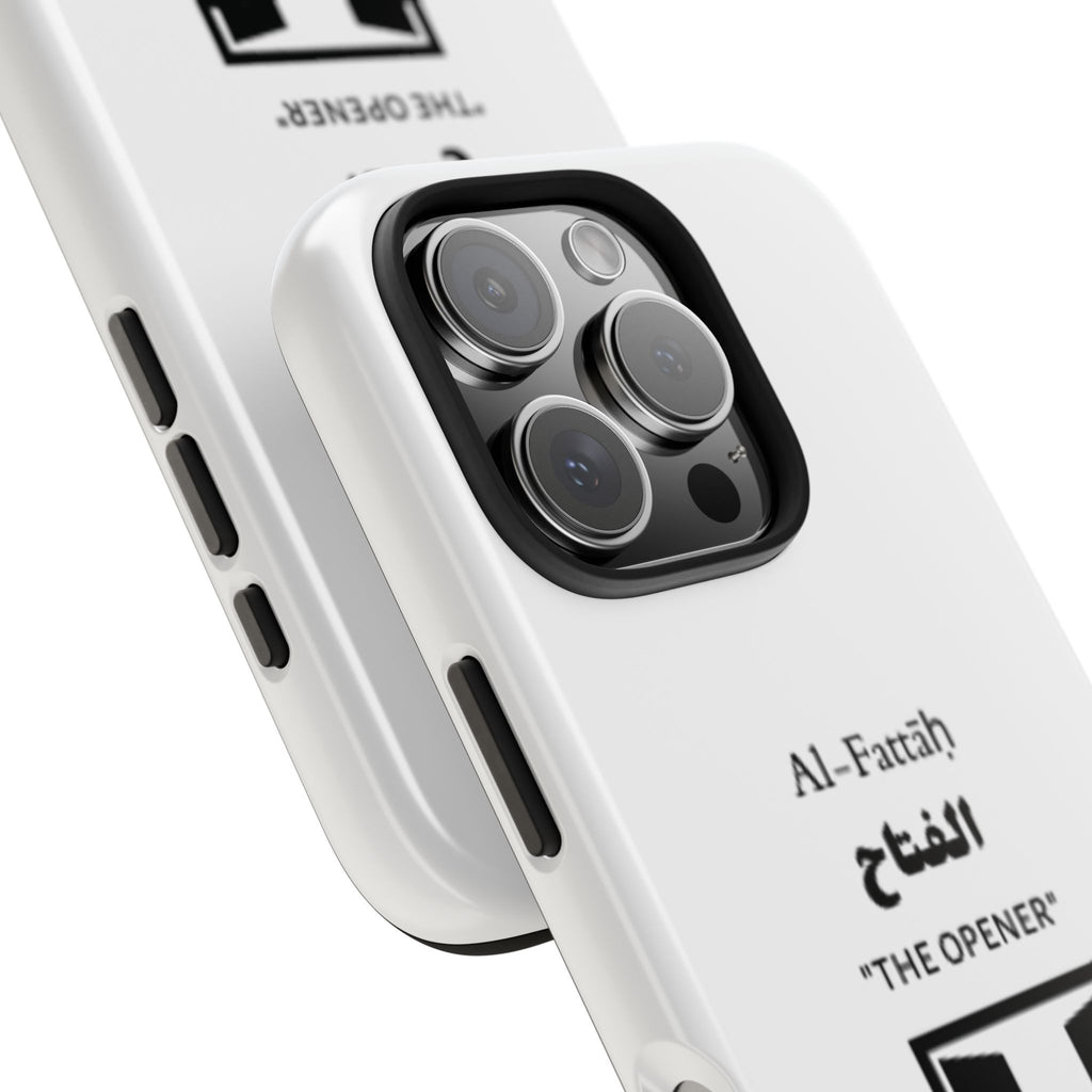 Al-Fattāḥ 'The Opener' Tough Phone Case — Islamic Name Phone Cover with Door Icon