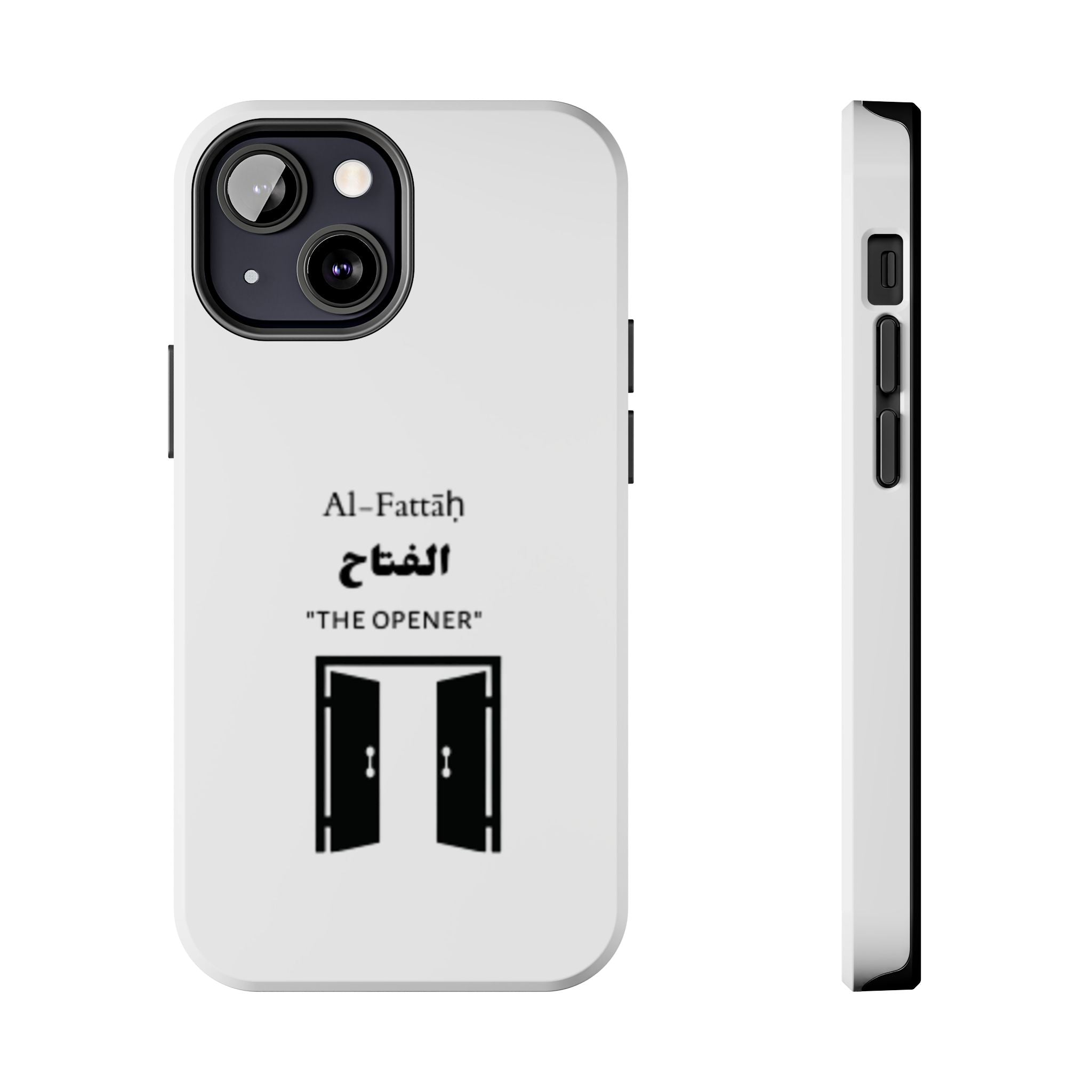 Al-Fattāḥ 'The Opener' Tough Phone Case — Islamic Name Phone Cover with Door Icon