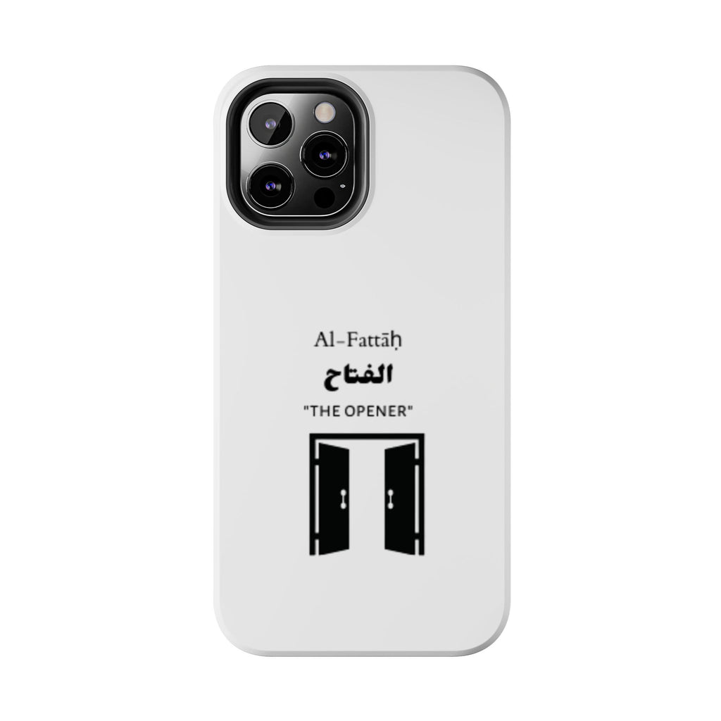 Al-Fattāḥ 'The Opener' Tough Phone Case — Islamic Name Phone Cover with Door Icon