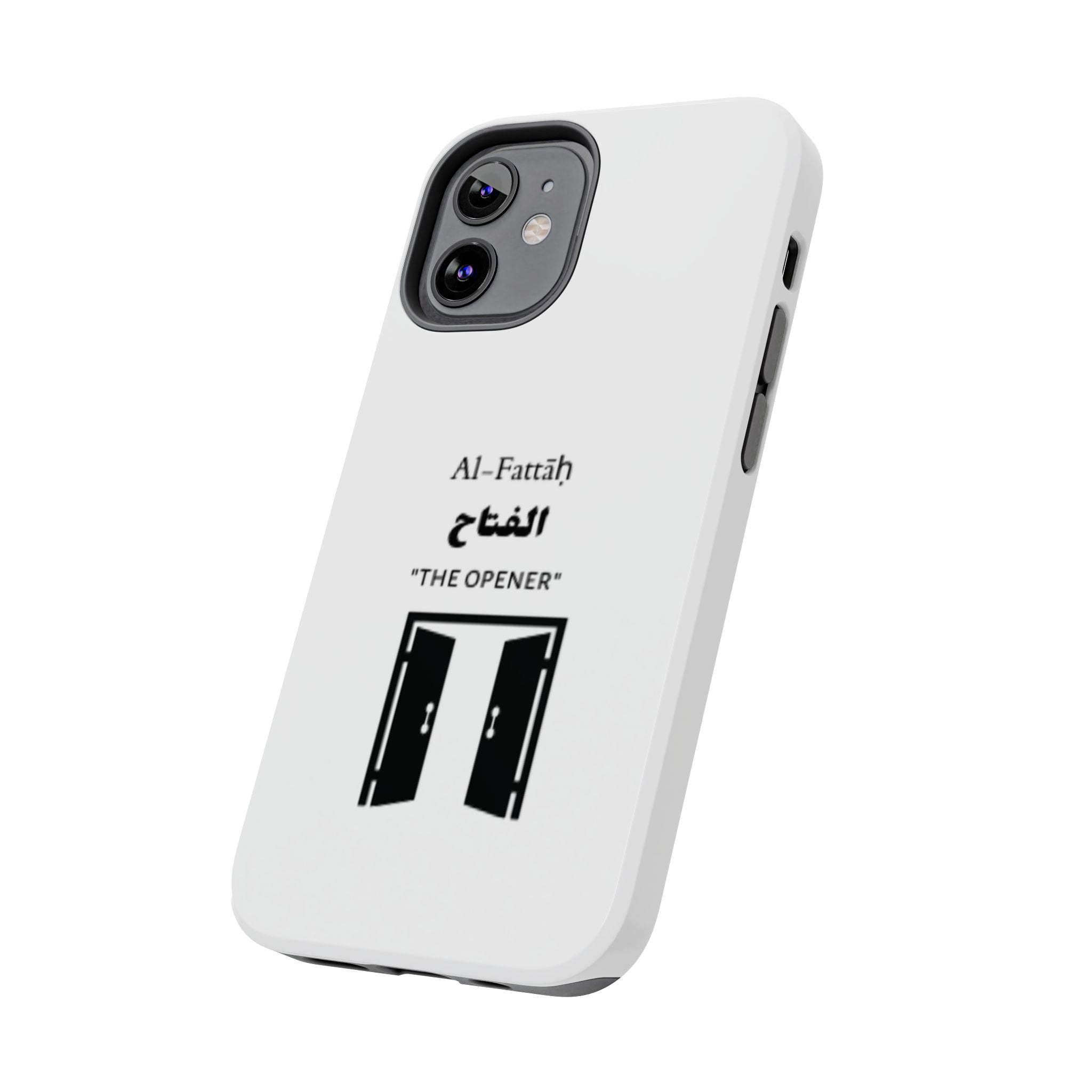 Al-Fattāḥ 'The Opener' Tough Phone Case — Islamic Name Phone Cover with Door Icon