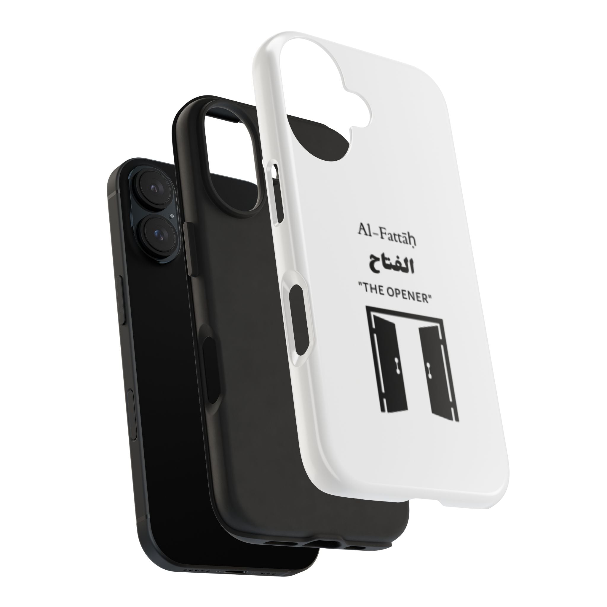 Al-Fattāḥ 'The Opener' Tough Phone Case — Islamic Name Phone Cover with Door Icon