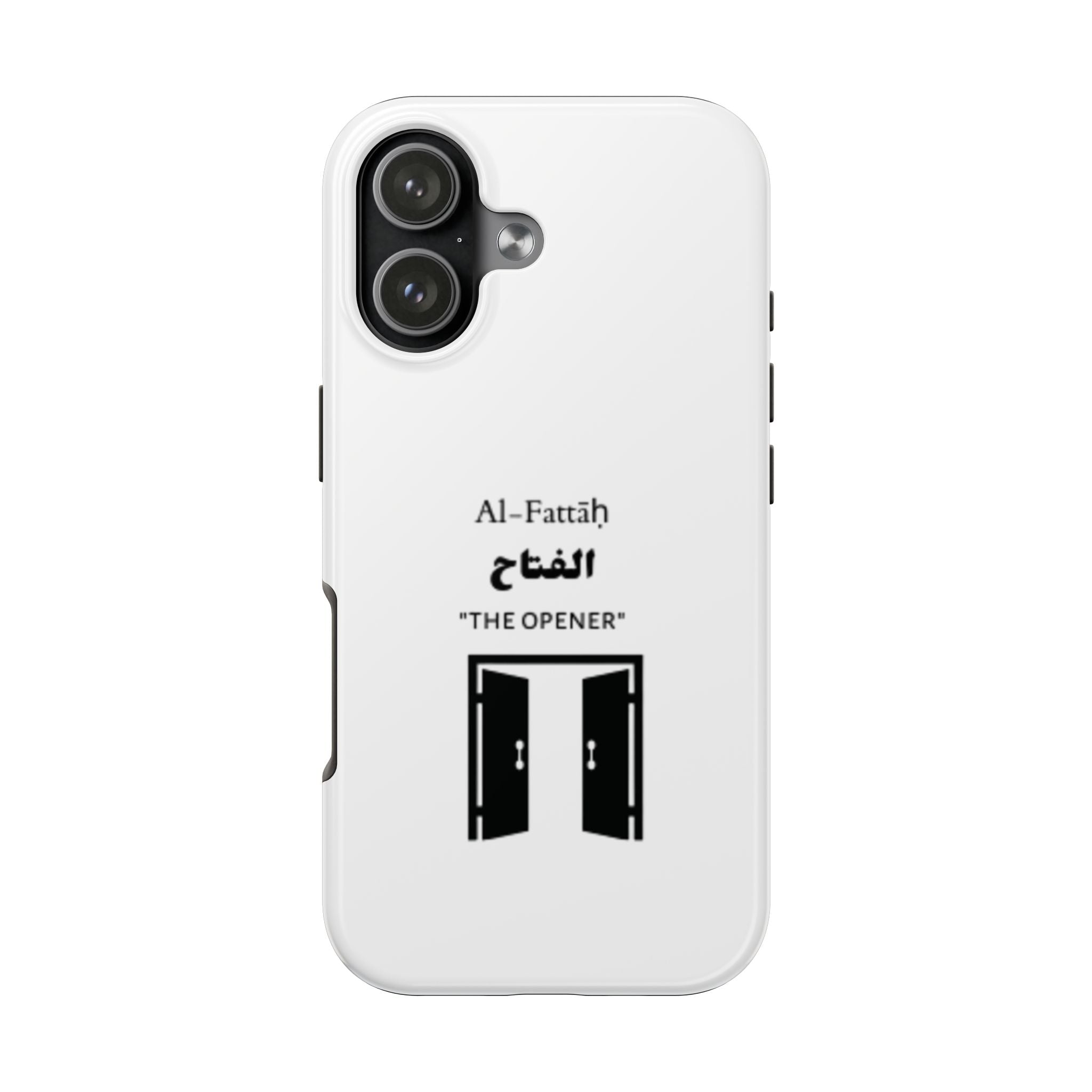 Al-Fattāḥ 'The Opener' Tough Phone Case — Islamic Name Phone Cover with Door Icon
