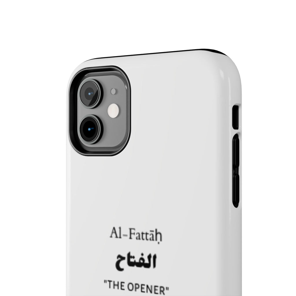 Al-Fattāḥ 'The Opener' Tough Phone Case — Islamic Name Phone Cover with Door Icon