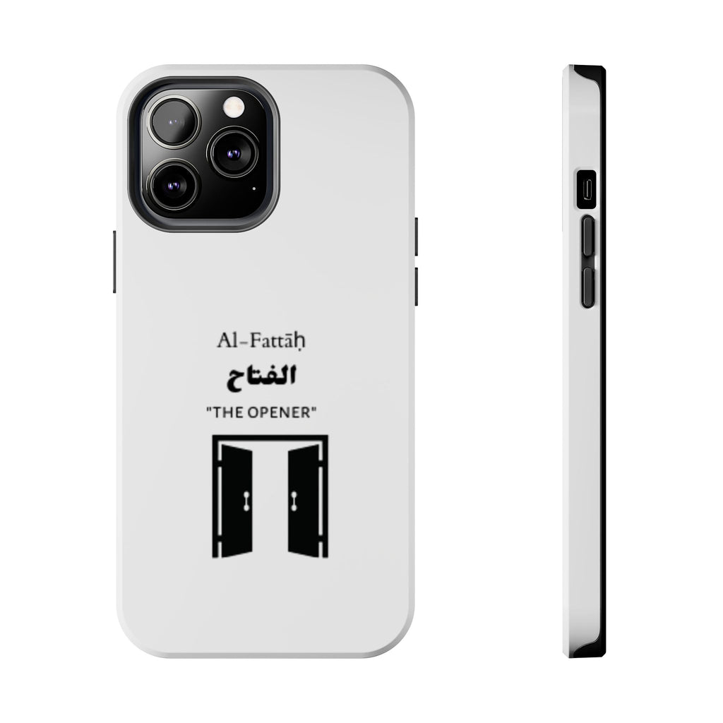 Al-Fattāḥ 'The Opener' Tough Phone Case — Islamic Name Phone Cover with Door Icon