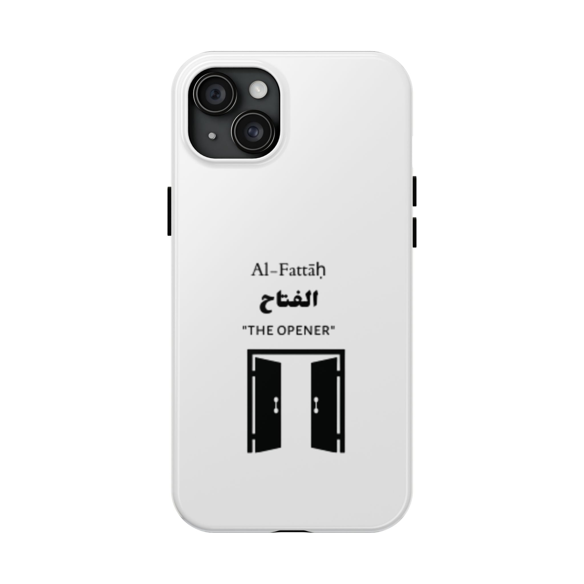Al-Fattāḥ 'The Opener' Tough Phone Case — Islamic Name Phone Cover with Door Icon