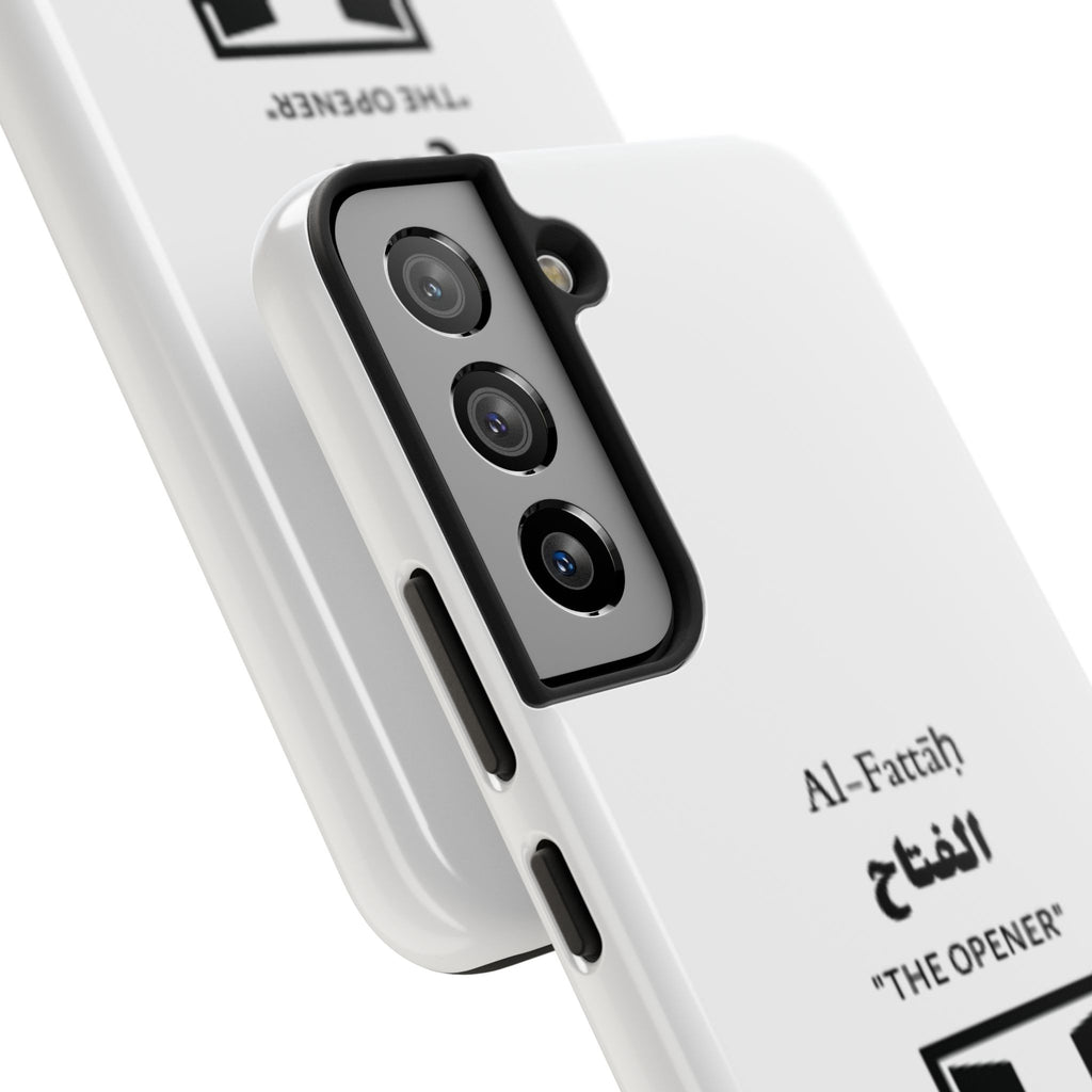 Al-Fattāḥ 'The Opener' Tough Phone Case — Islamic Name Phone Cover with Door Icon