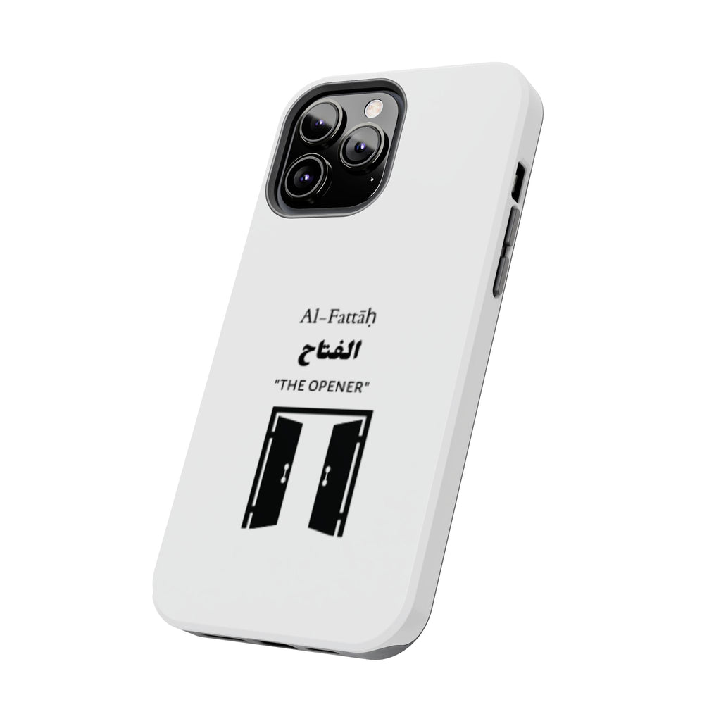 Al-Fattāḥ 'The Opener' Tough Phone Case — Islamic Name Phone Cover with Door Icon