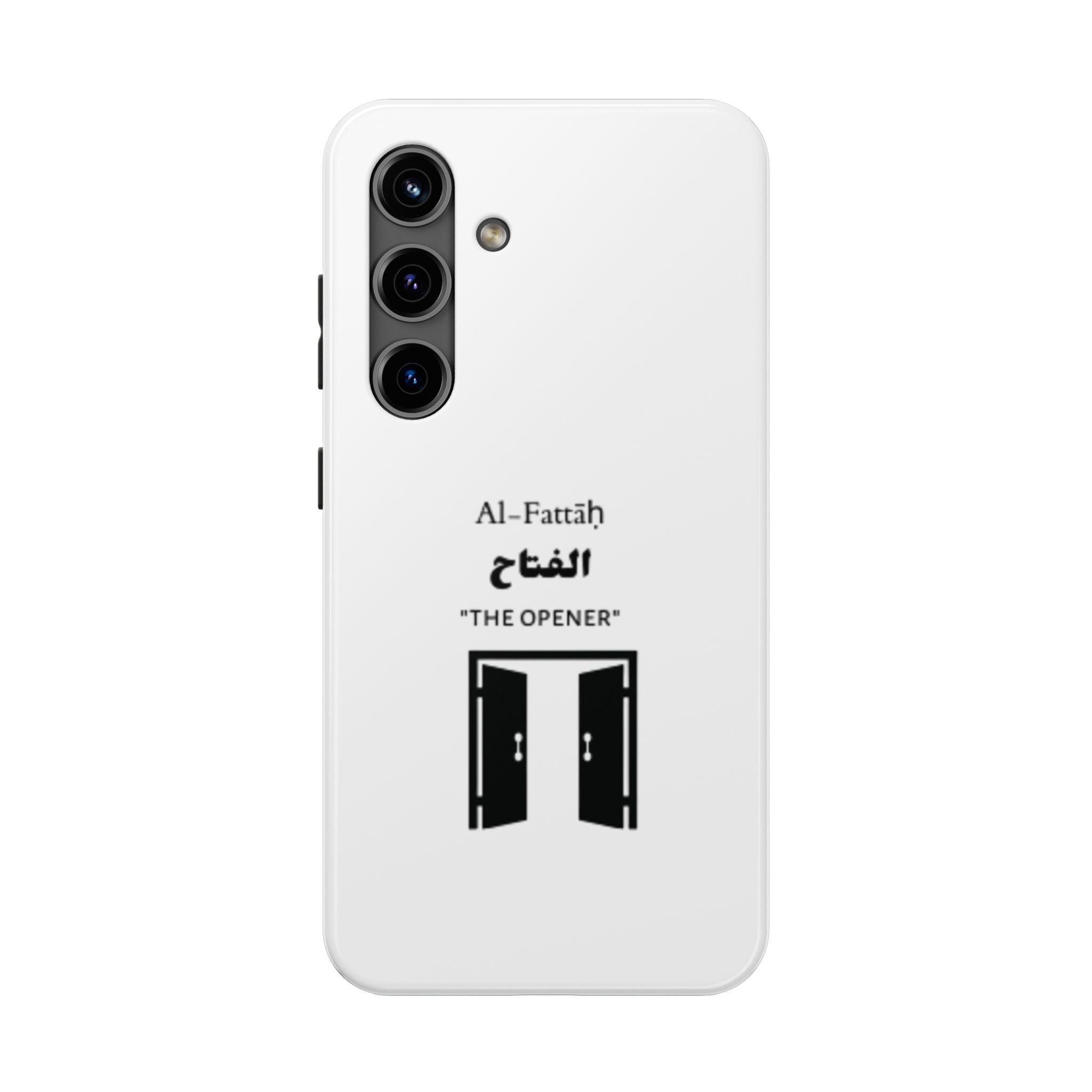 Al-Fattāḥ 'The Opener' Tough Phone Case — Islamic Name Phone Cover with Door Icon
