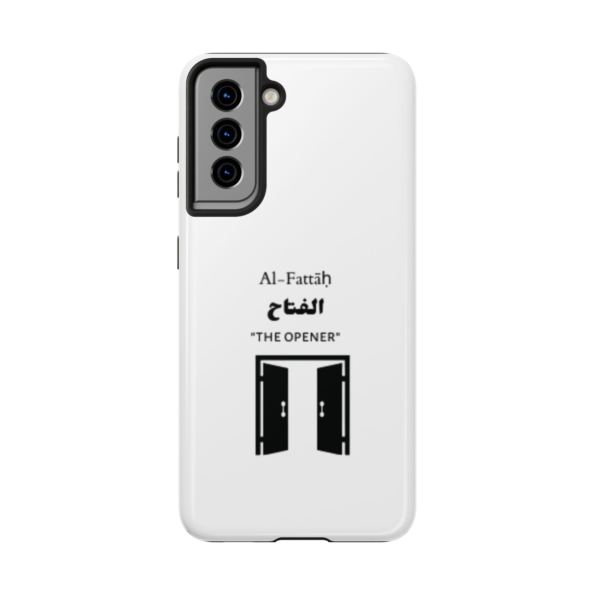 Al-Fattāḥ 'The Opener' Tough Phone Case — Islamic Name Phone Cover with Door Icon