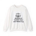 Crewneck Sweatshirt — "Akhirah Is Closer Than You Think" Inspirational Islamic Message