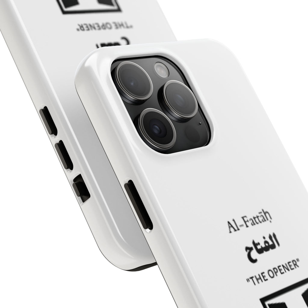 Al-Fattāḥ 'The Opener' Tough Phone Case — Islamic Name Phone Cover with Door Icon